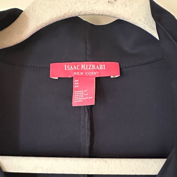 ISSAC MIZRAHI | Cotton Blue Women's Top - Picture 4 of 12